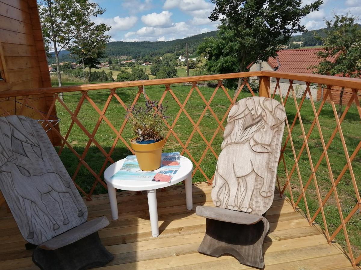 Le Chalet Des Etoiles Champagnac-le-Vieux Екстериор снимка